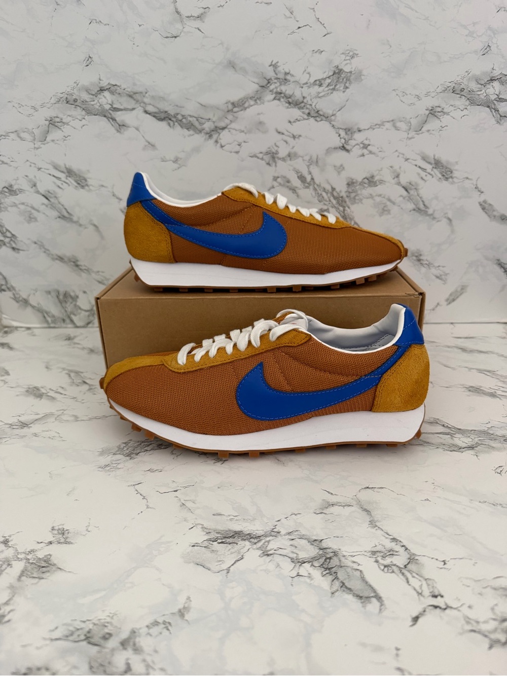 Nike LD-1000 Desert Ochre Hyper Royal Low Shoes Cortez HF3227 Women Size 9.5